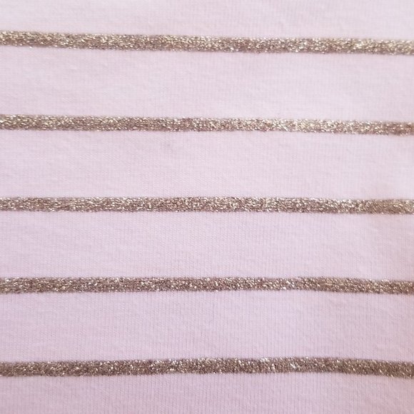 **NWOT** Tommy Bahama Peach and Gold Glitter Leggings Size 3-4 Years - Picture 2 of 2